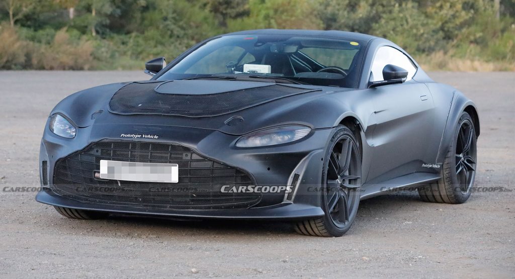 The New Aston Martin V12 Vantage Looks Very Mean And Very Wide