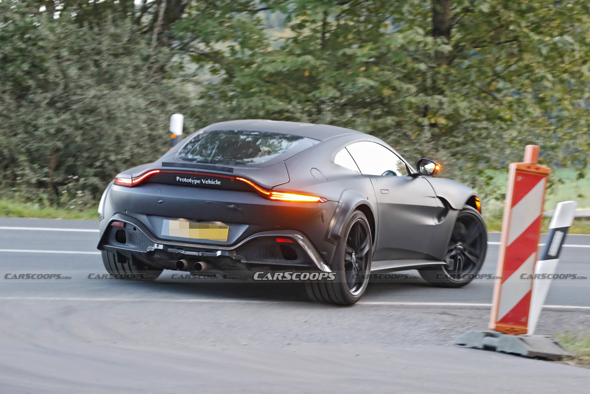 The New Aston Martin V12 Vantage Looks Very Mean And Very Wide