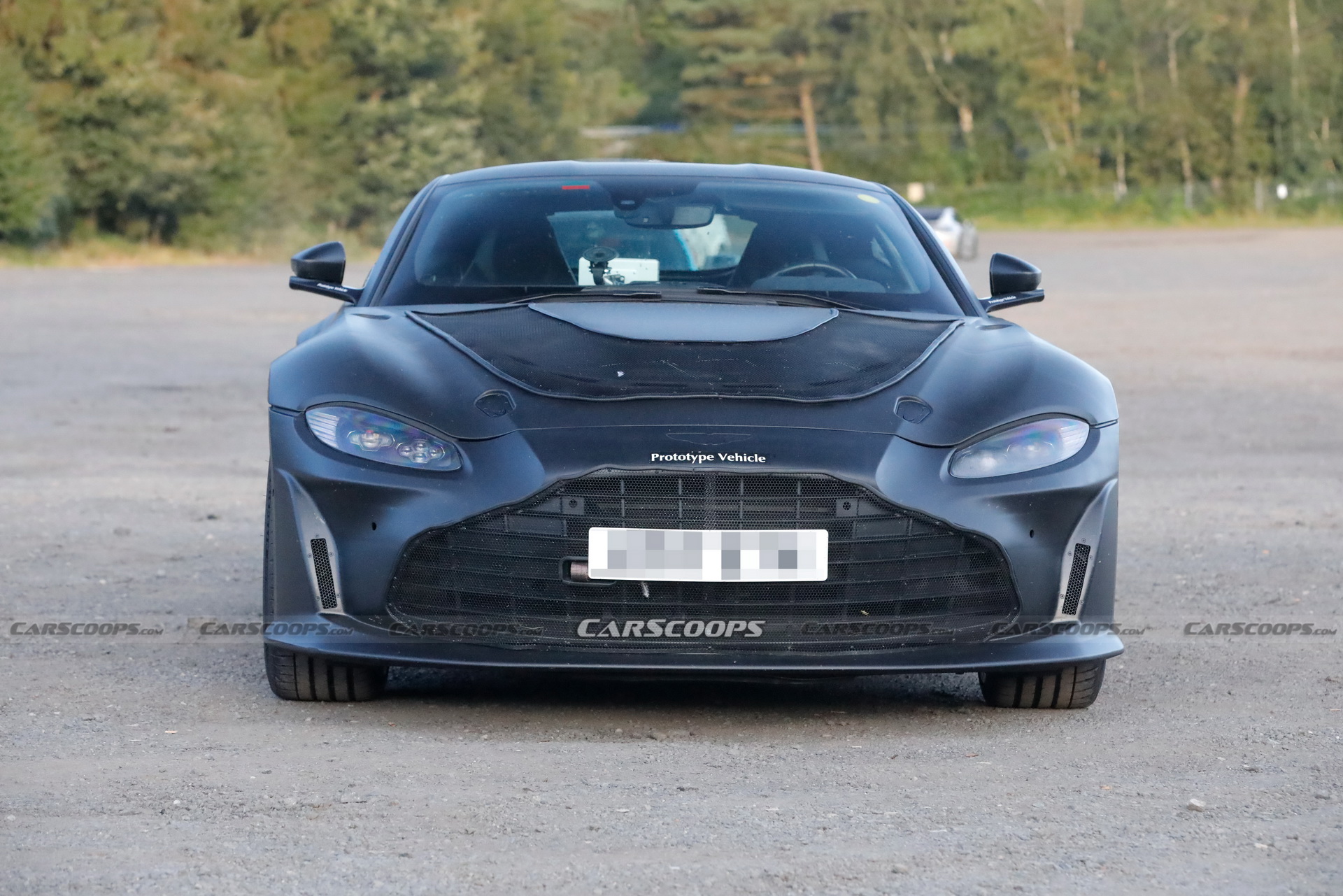 The New Aston Martin V12 Vantage Looks Very Mean And Very Wide