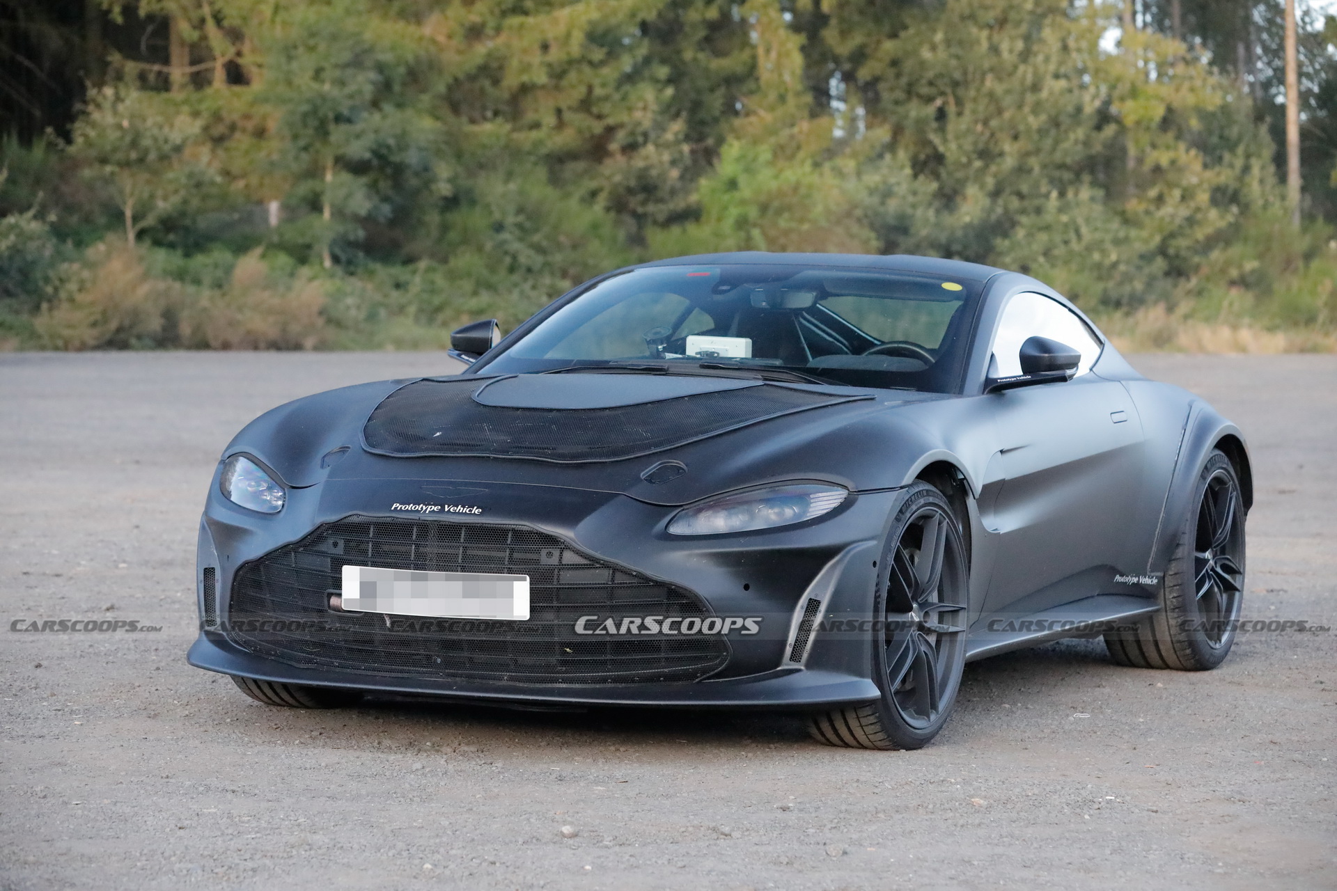 The New Aston Martin V12 Vantage Looks Very Mean And Very Wide