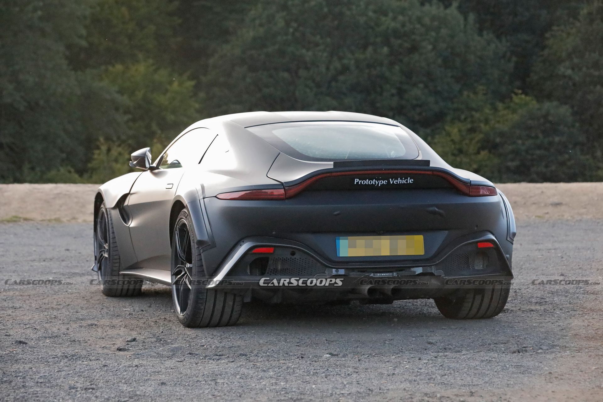 The New Aston Martin V12 Vantage Looks Very Mean And Very Wide