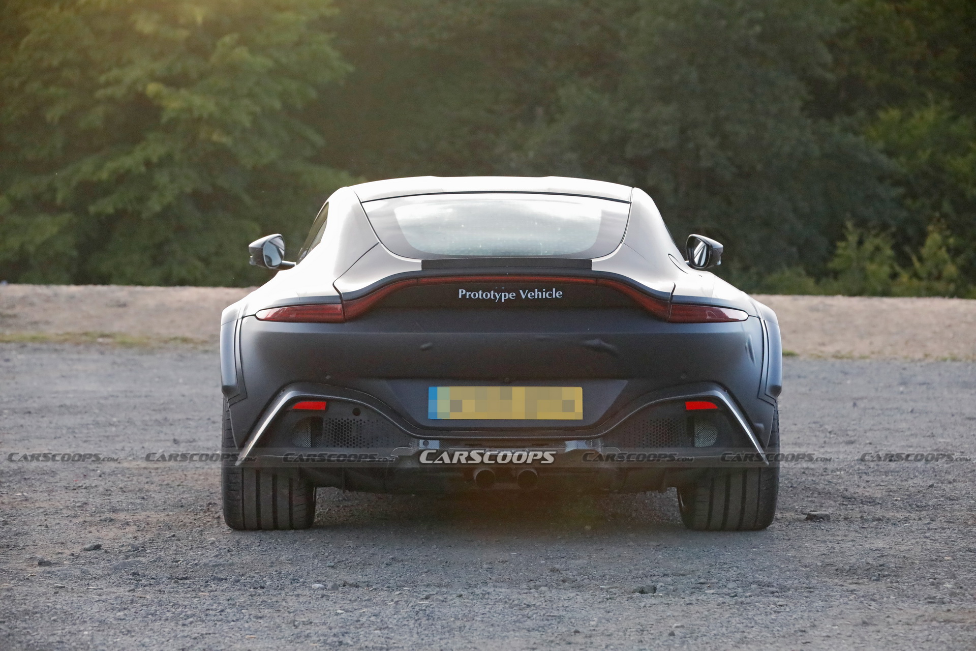 The New Aston Martin V12 Vantage Looks Very Mean And Very Wide