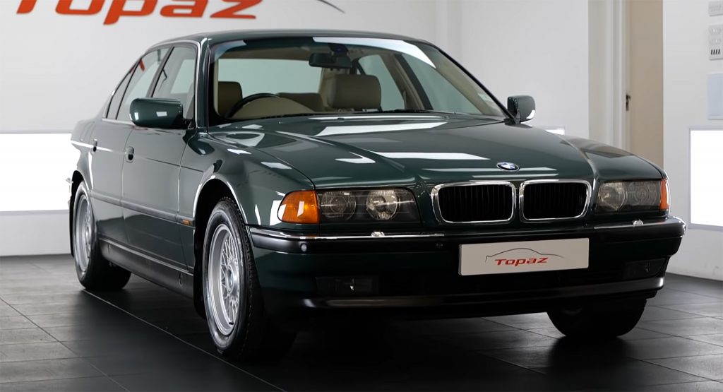 Sit Back And Relax While Watching This E38 BMW 7-Series Undergo A Full Detail