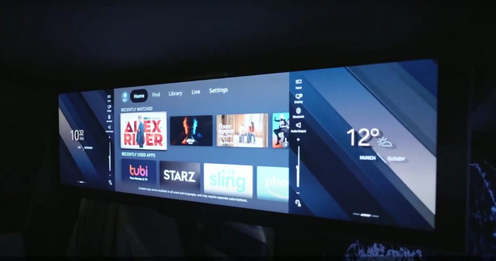  BMW Turns Back Seat Into A Cinema With Massive 31-Inch Screen Amazon Fire TV