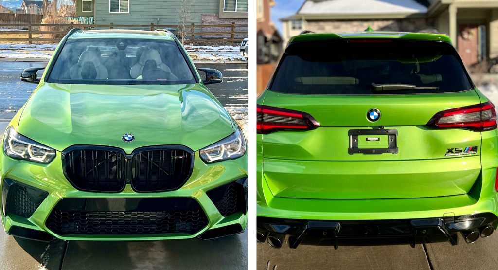  For Now, This Is The Only Individual Java Green BMW X5 M Competition In The World