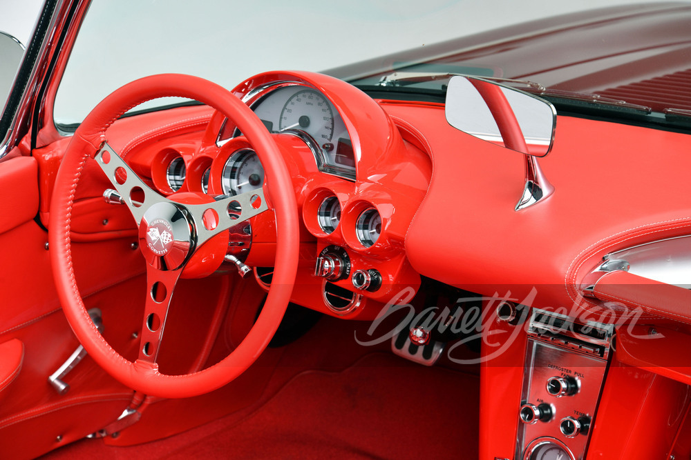 Stunningly Gorgeous 1958 Corvette Restomod Rides On C7 Chassis With An LT1 V8