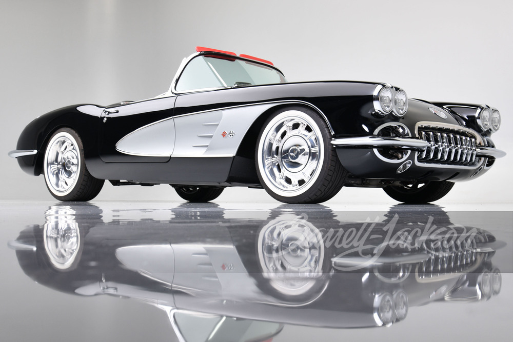 Stunningly Gorgeous 1958 Corvette Restomod Rides On C7 Chassis With An LT1 V8