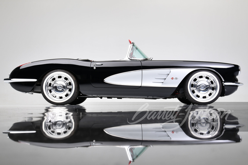 Stunningly Gorgeous 1958 Corvette Restomod Rides On C7 Chassis With An LT1 V8