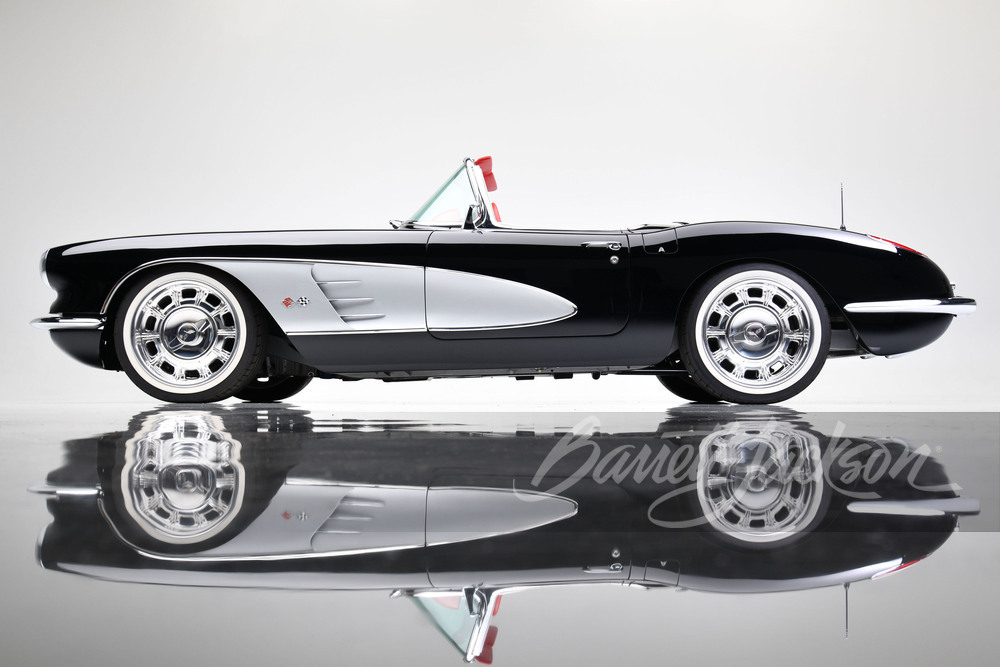 Stunningly Gorgeous 1958 Corvette Restomod Rides On C7 Chassis With An LT1 V8
