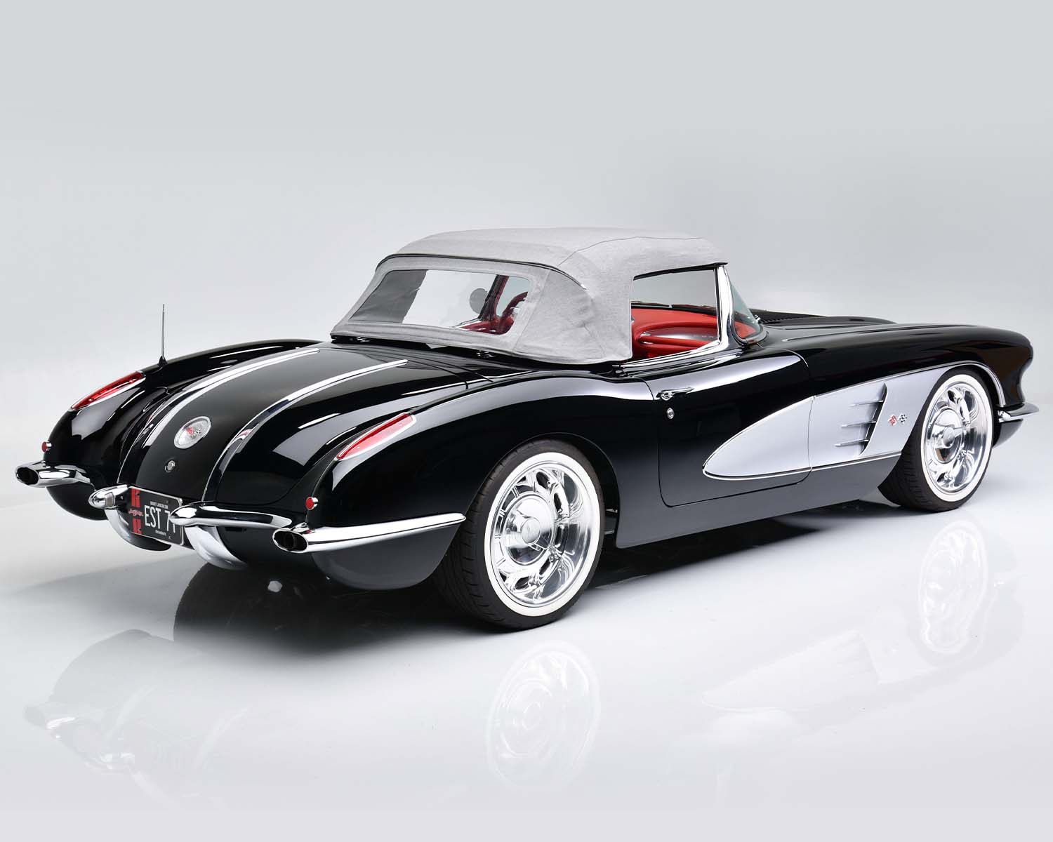 Stunningly Gorgeous 1958 Corvette Restomod Rides On C7 Chassis With An LT1 V8