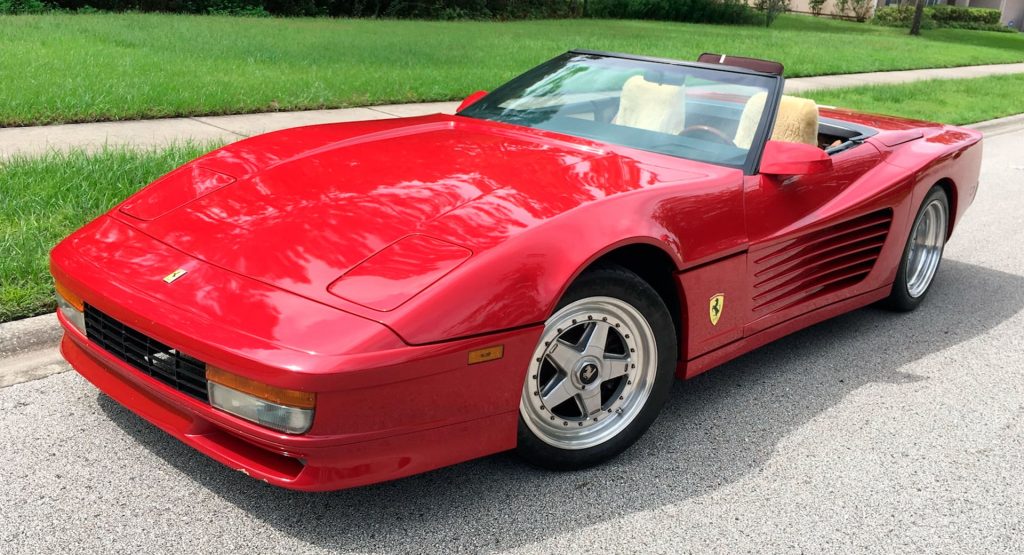  The Brillanté Is A 1989 Corvette Designed To Look Like A Ferrari Testarossa Convertible