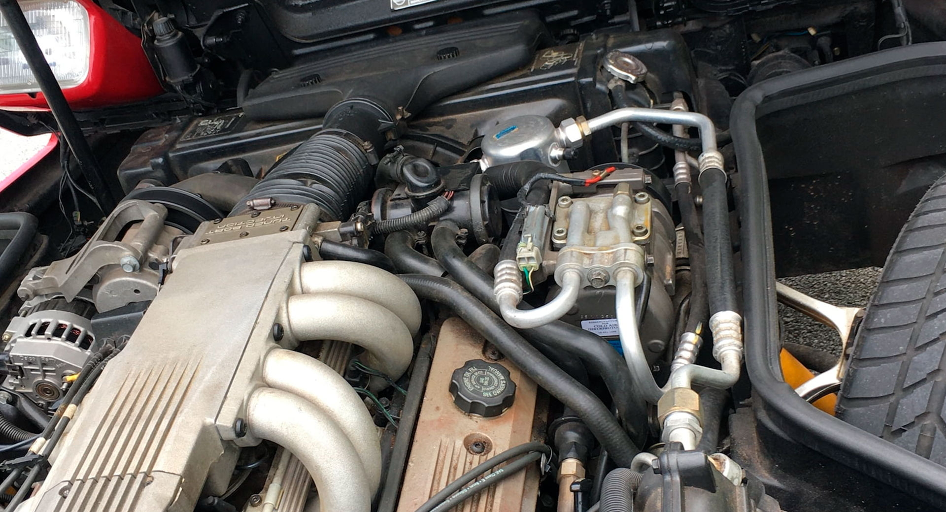 The Brillanté Is A 1989 Corvette Designed To Look Like A Ferrari Testarossa Convertible