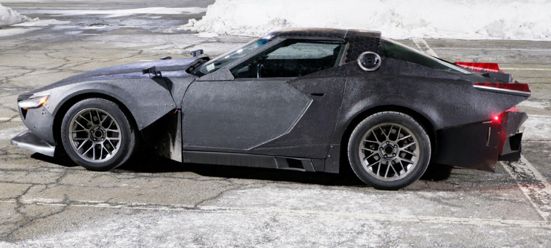 Cyberpunk-Inspired C4 Corvette Combines Parts From 10 Different Vehicles