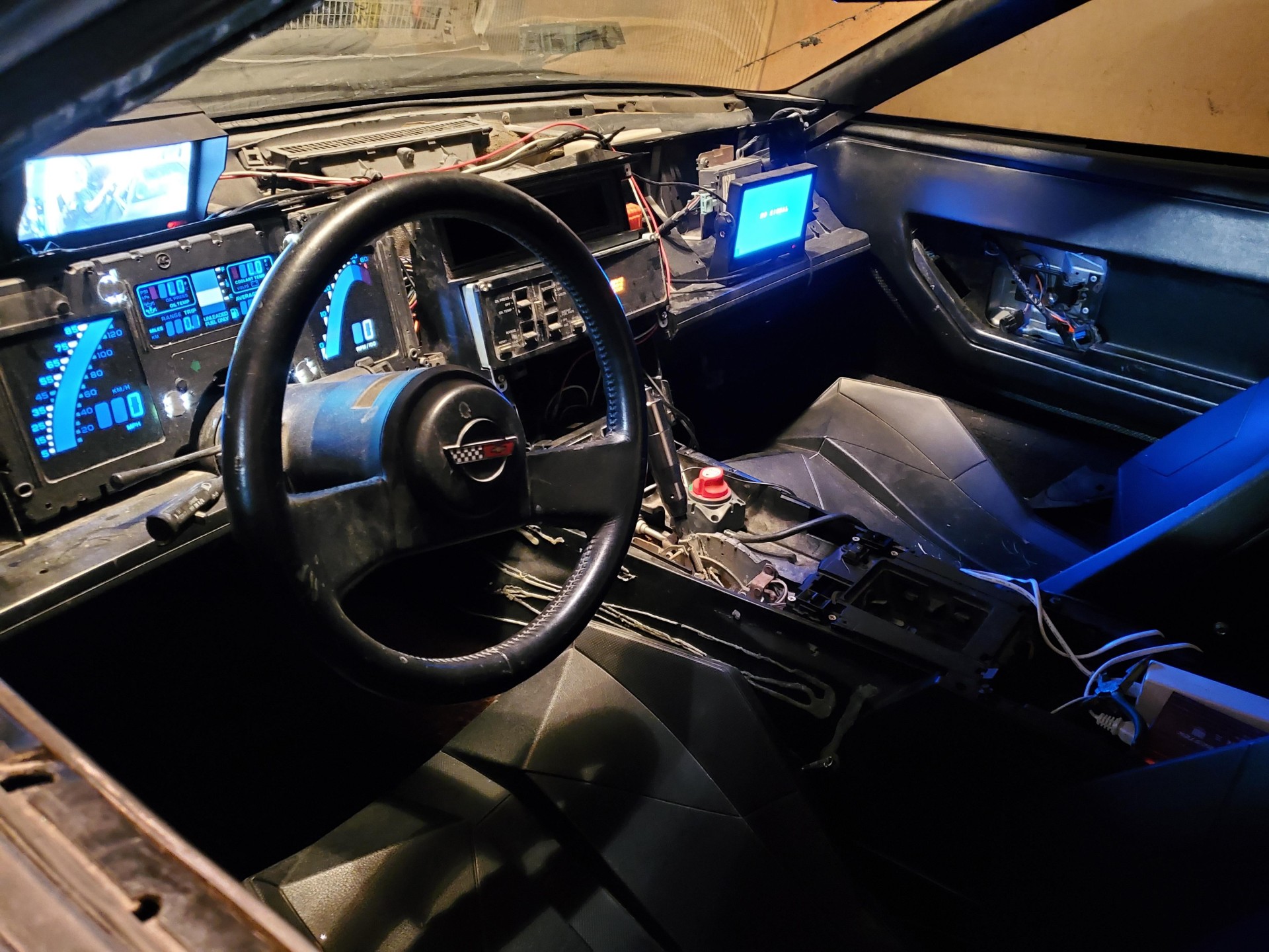 Cyberpunk-Inspired C4 Corvette Combines Parts From 10 Different Vehicles