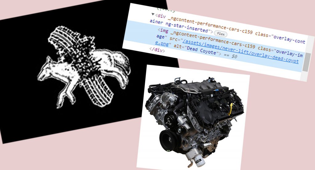 Dodge Hints At A “Dead Coyote,” Likely A Reference To The Mustang’s 5.0-Liter V8