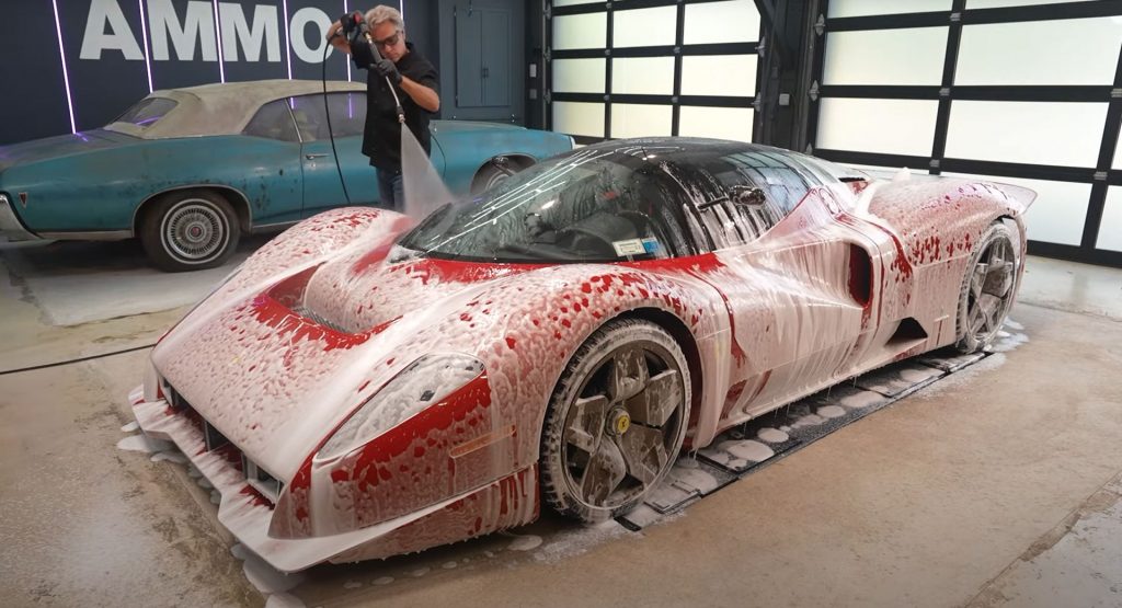  Washing The Ferrari P4/5 By Pininfarina Takes A Lot Of Time And Detail