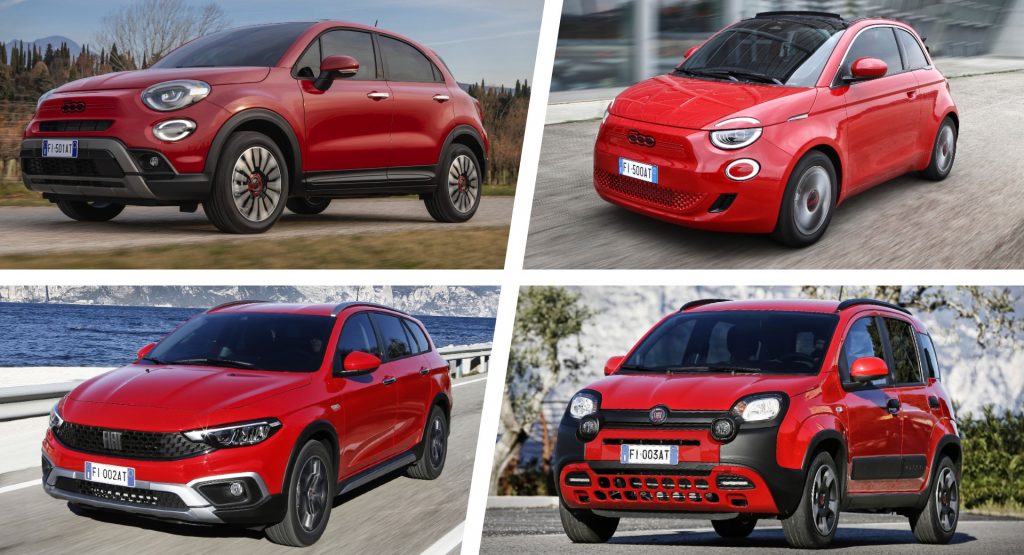  Fiat Debuts 500 RED With A Sanitizing Glovebox And UV-C Lamp, New Tipo Cross SW And More For 2022