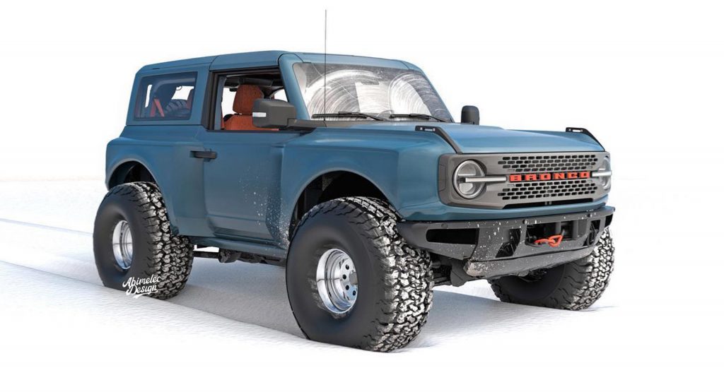  2022 Ford Bronco Rendered As The Ultimate Arctic Off-Road Weapon