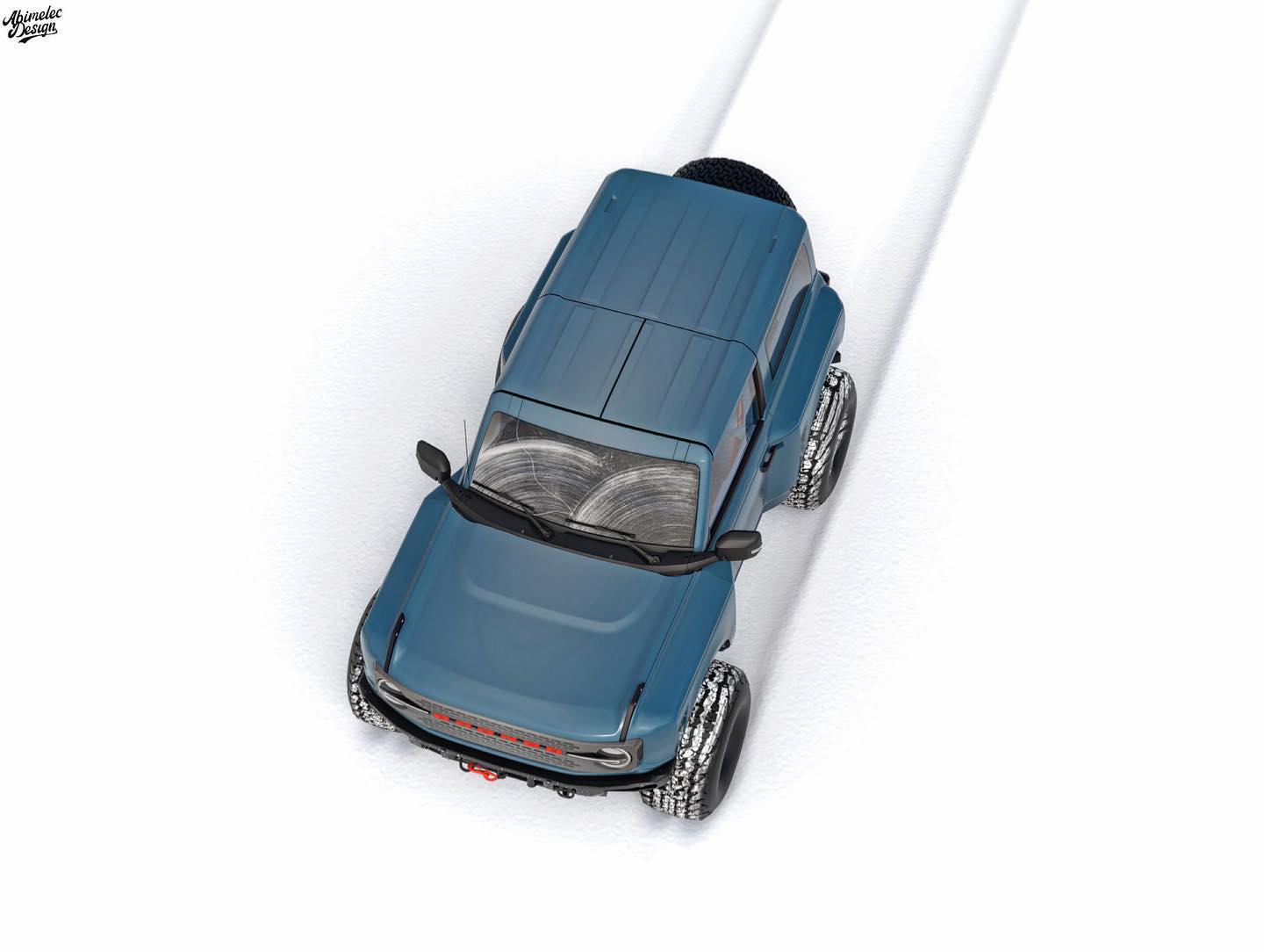 2022 Ford Bronco Rendered As The Ultimate Arctic Off-Road Weapon