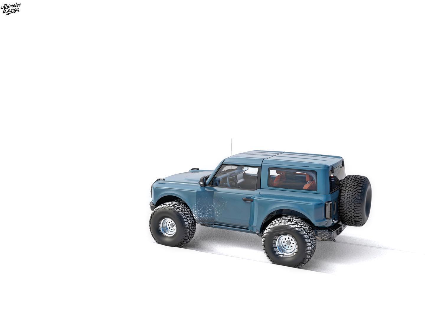 2022 Ford Bronco Rendered As The Ultimate Arctic Off-Road Weapon