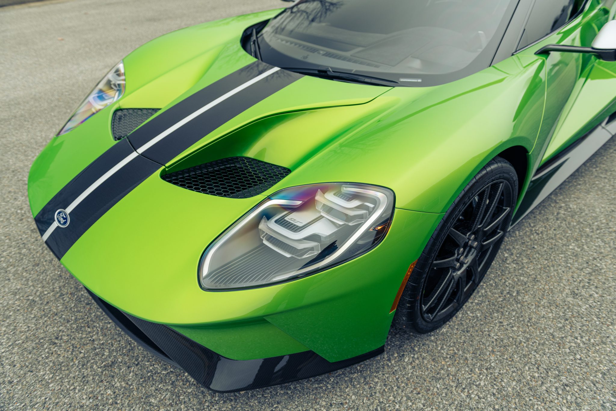 Low-Mileage Snake Skin Green 2019 Ford GT Should Fetch A Pretty Penny