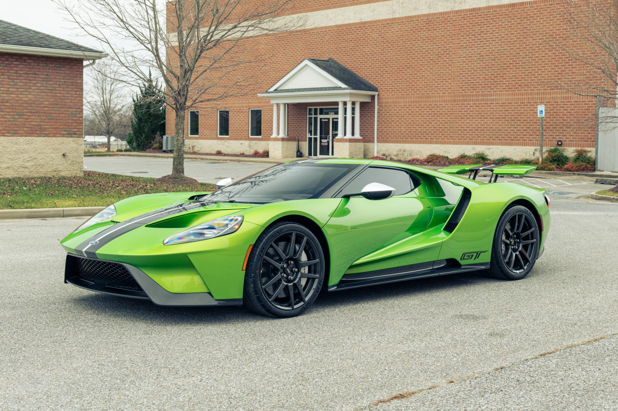 Low-Mileage Snake Skin Green 2019 Ford GT Should Fetch A Pretty Penny