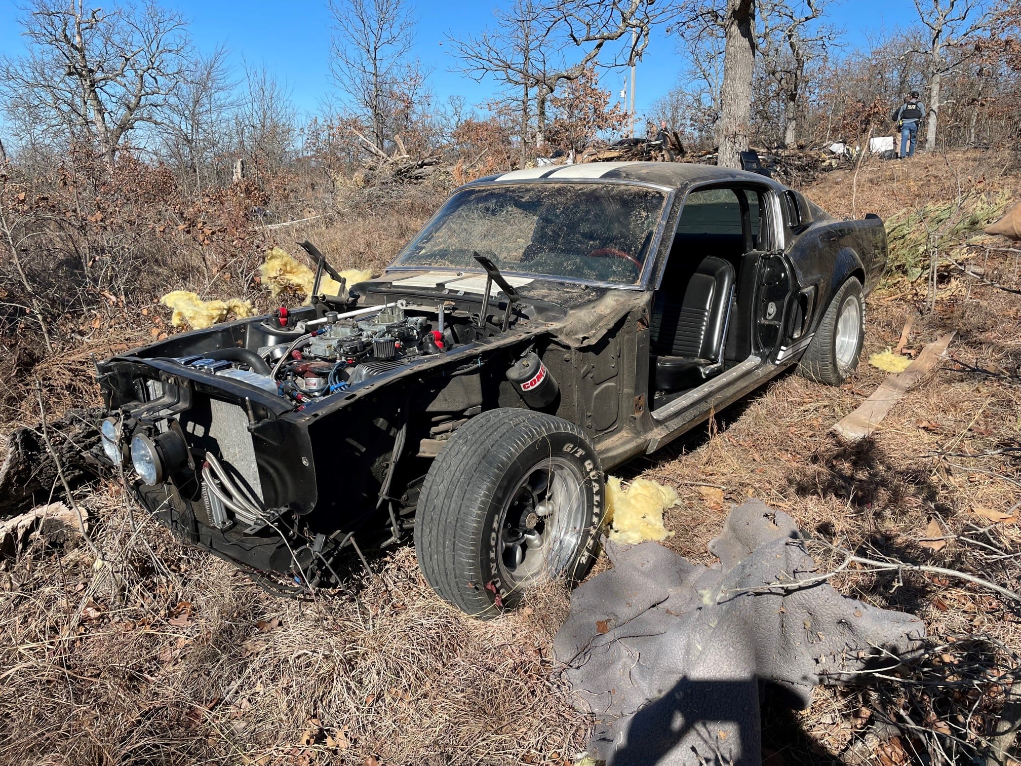 Stolen ’67 Mustang Shelby GT500 Found By Police As It Was Being Stripped For Parts