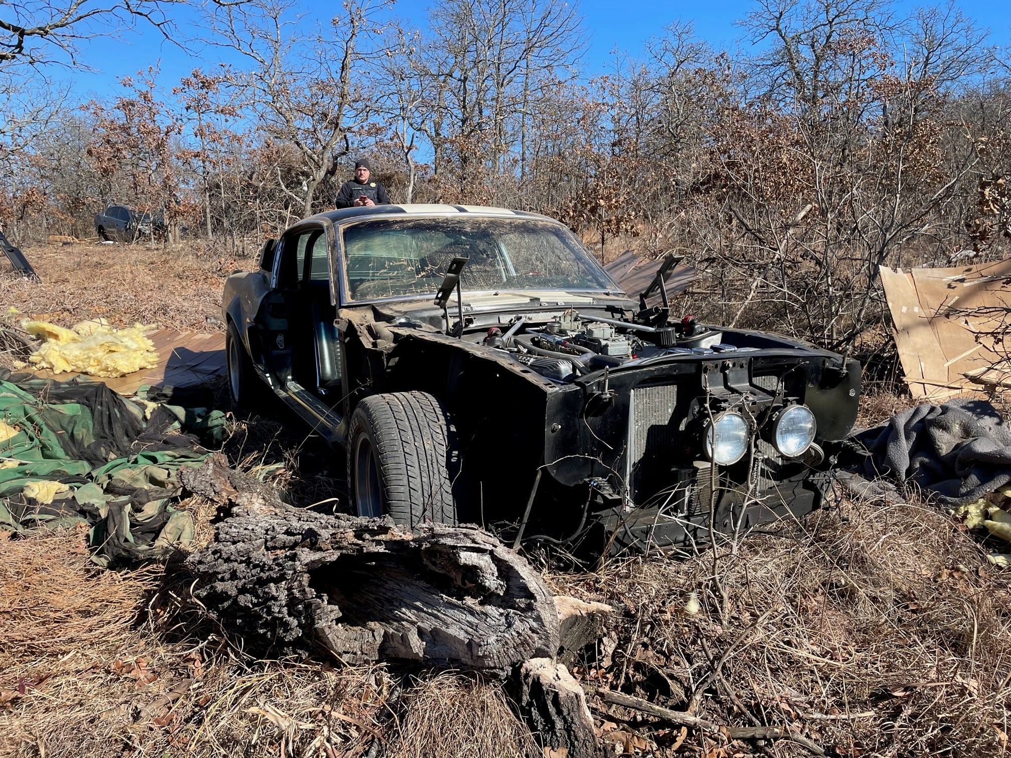 Stolen ’67 Mustang Shelby GT500 Found By Police As It Was Being Stripped For Parts