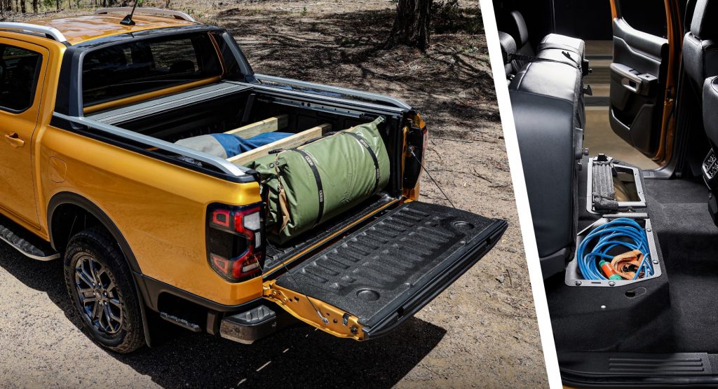  Europe’s Ford Ranger Pickup Shows Off Its Practical Features
