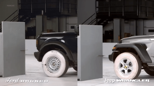 Even Jeep Fans Might Buy Bronco After Watching This Crash Test Comparison |  Carscoops