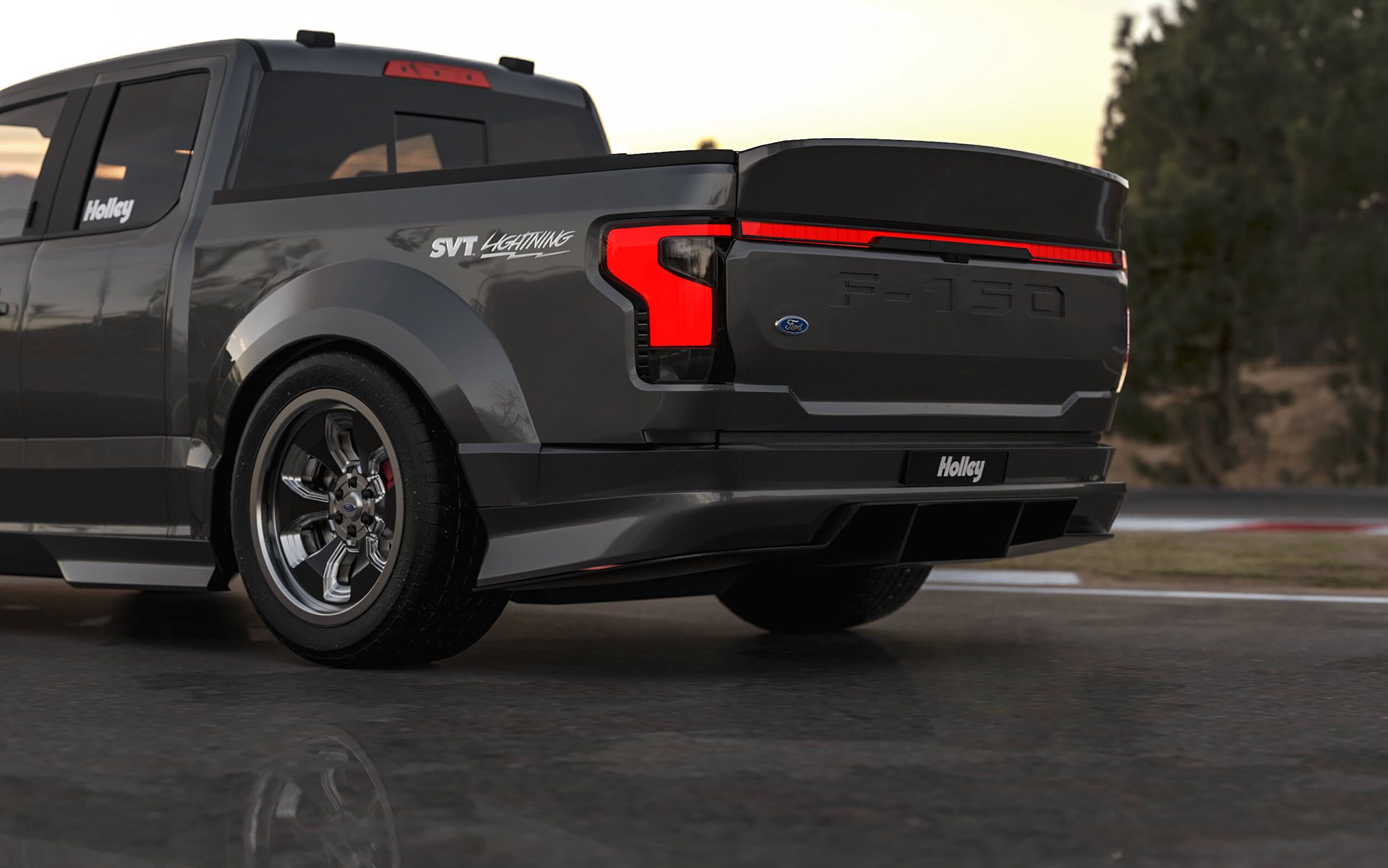 Holley Renders The New Ford F-150 Lightning As A More Faithful Tribute To The Original