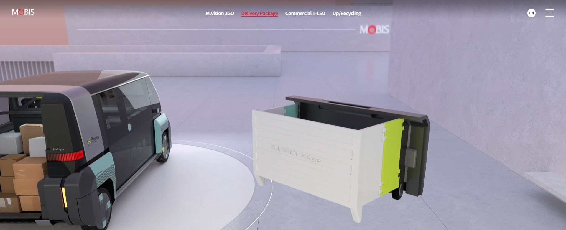 Hyundai Mobis Shows Off Electric M.Vision Pop And Fuel Cell M.Vision 2Go Concepts