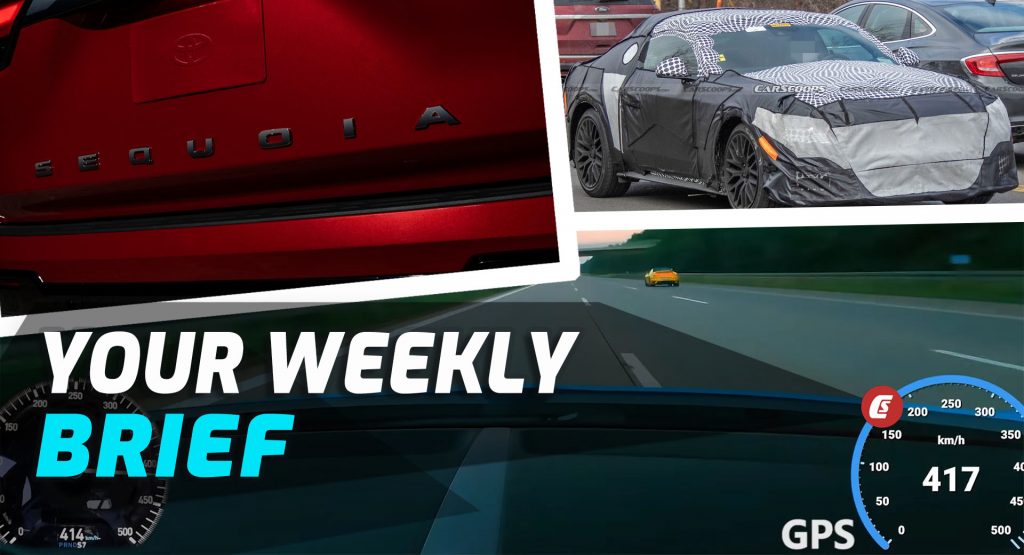 Bugatti Chiron Autobahn Footage, New Toyota Sequoia, And Next-Gen Mustang: Your Weekly Brief
