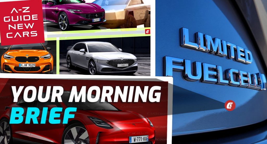  New Cars A-Z, Tesla Model 2 Rendered, And Toyota Mirai Driven: Your Morning Brief