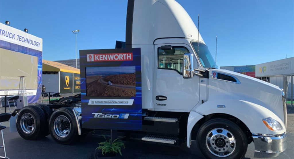 Kenworth’s New Electric Truck Has Up To 670 HP And A 150-Mile Range