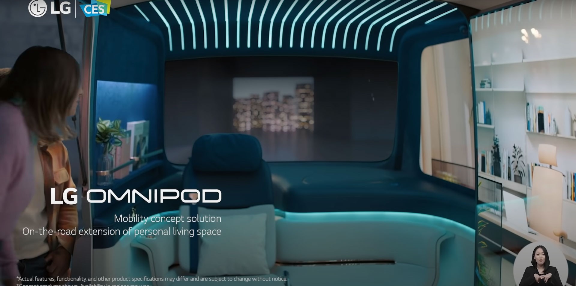 LG Introduces Omnipod Concept And Hints At A Mercedes MBUX Hyperscreen Competitor