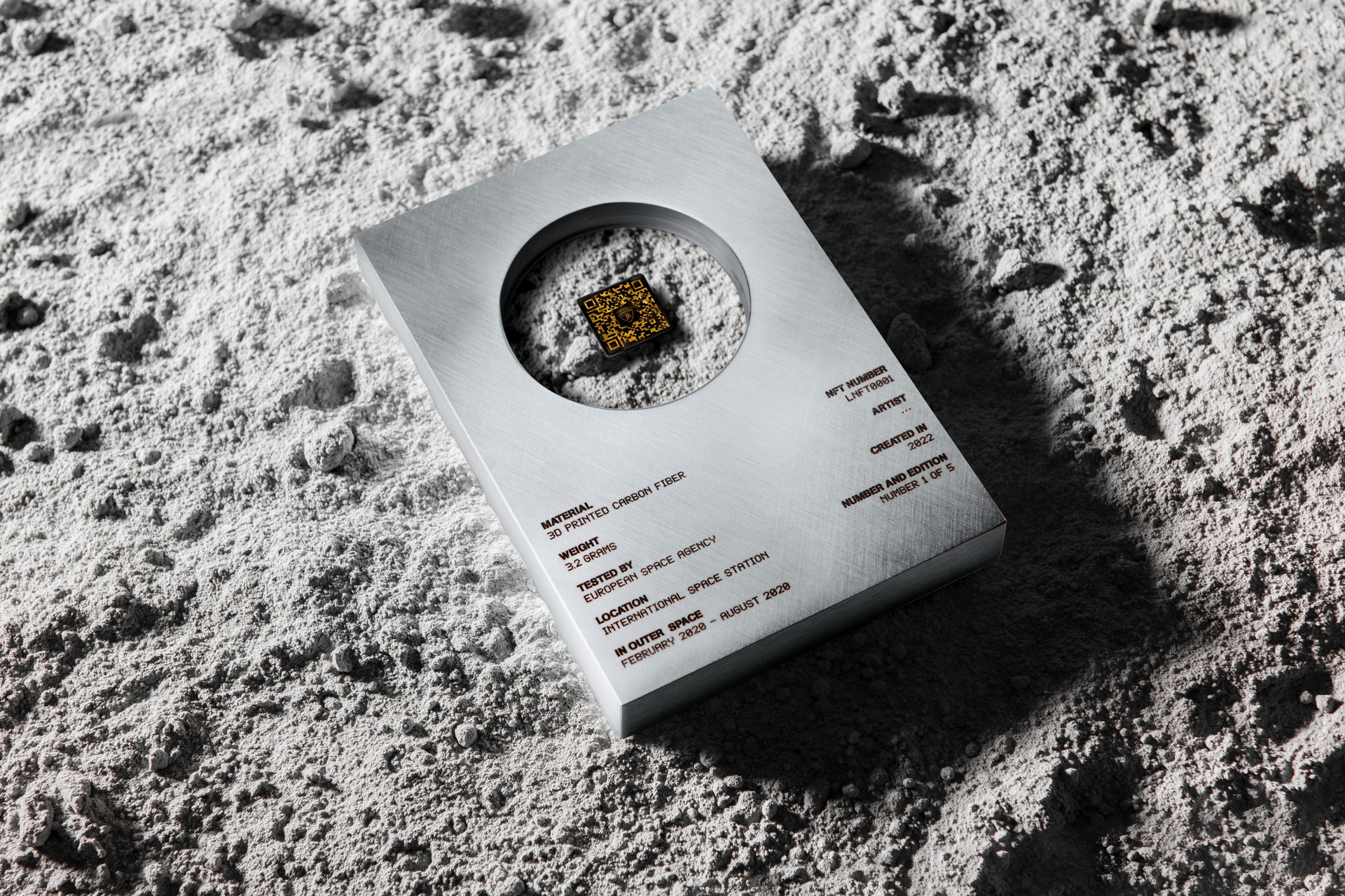 Lamborghini’s Latest Key Is Made From Carbon Fiber, Has Traveled To Space, And Unlocks An NFT