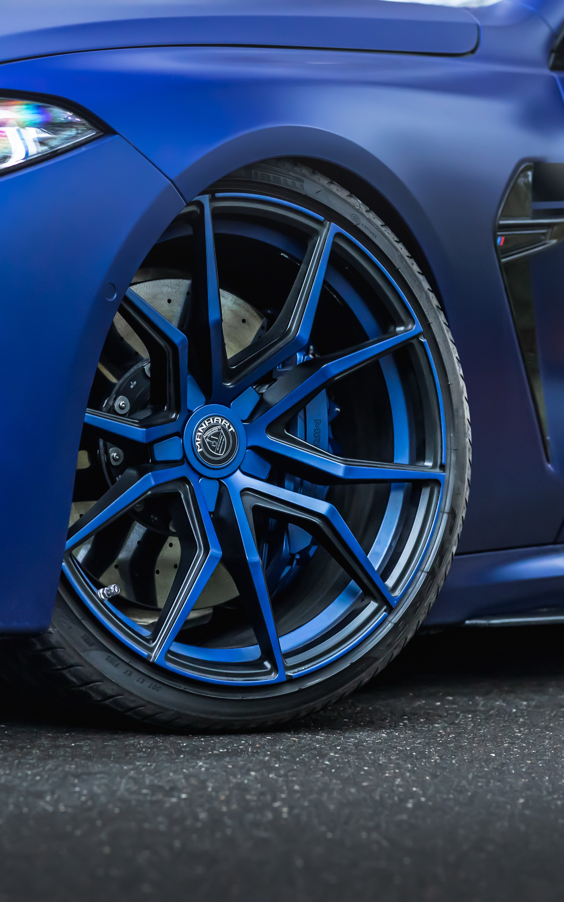 The BMW M8 Competition Pops A Blue Pill From Manhart And Gets 812-HP