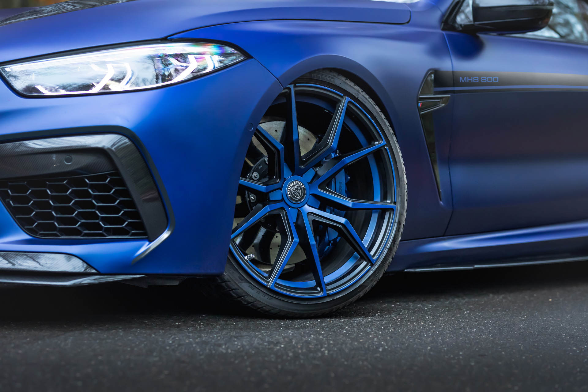 The BMW M8 Competition Pops A Blue Pill From Manhart And Gets 812-HP