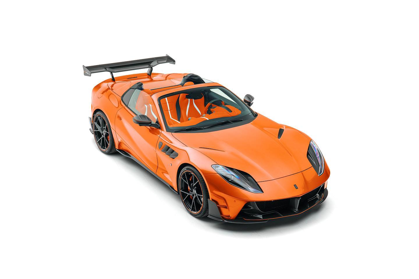 Mansory’s Very Orange Ferrari 812 Stallone GTS Is Built To Shock You