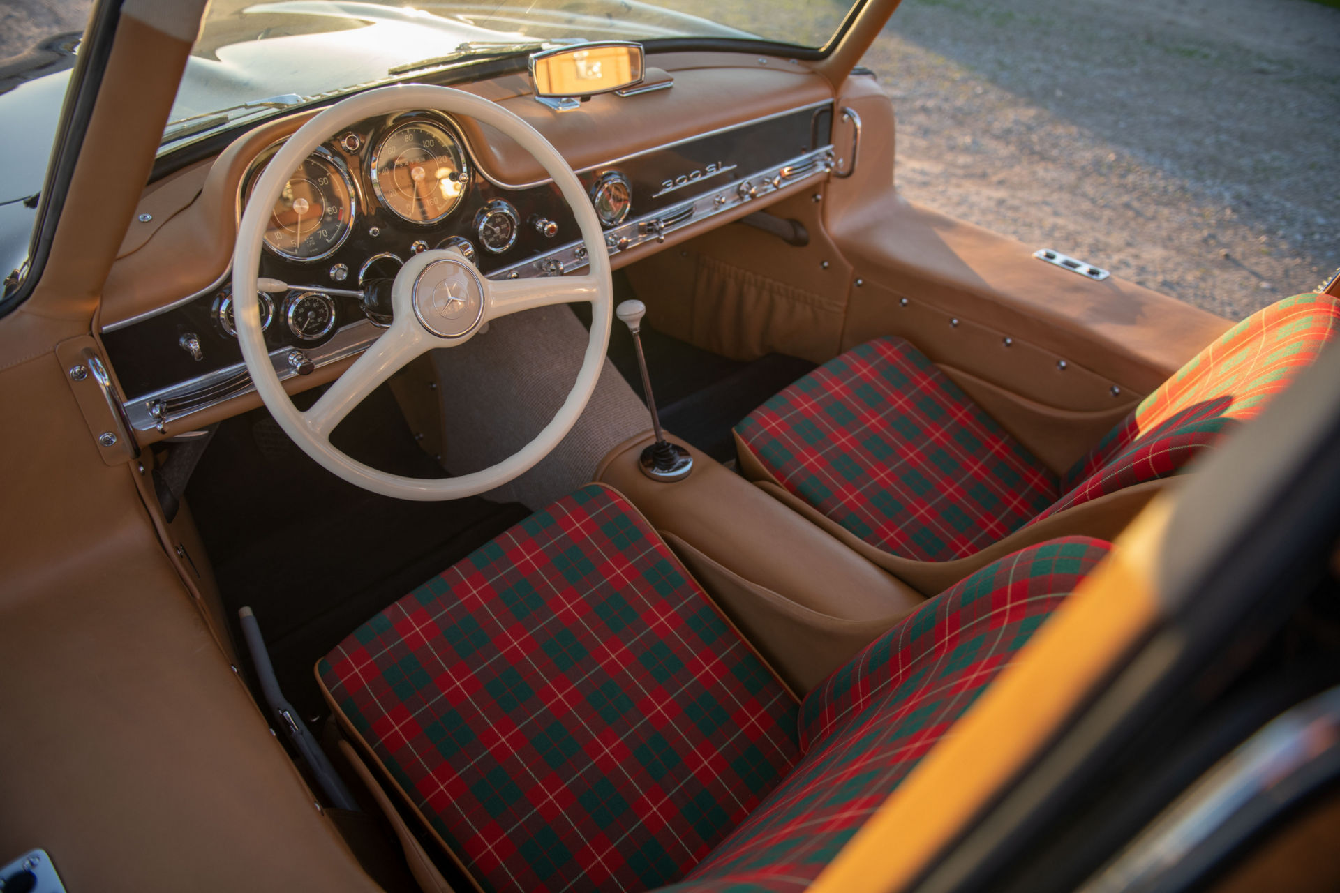 One Of Two 1955 Mercedes-Benz 300 SL Gullwings In “Dunkelgrau” Dark Grey Could Go For $1.65M