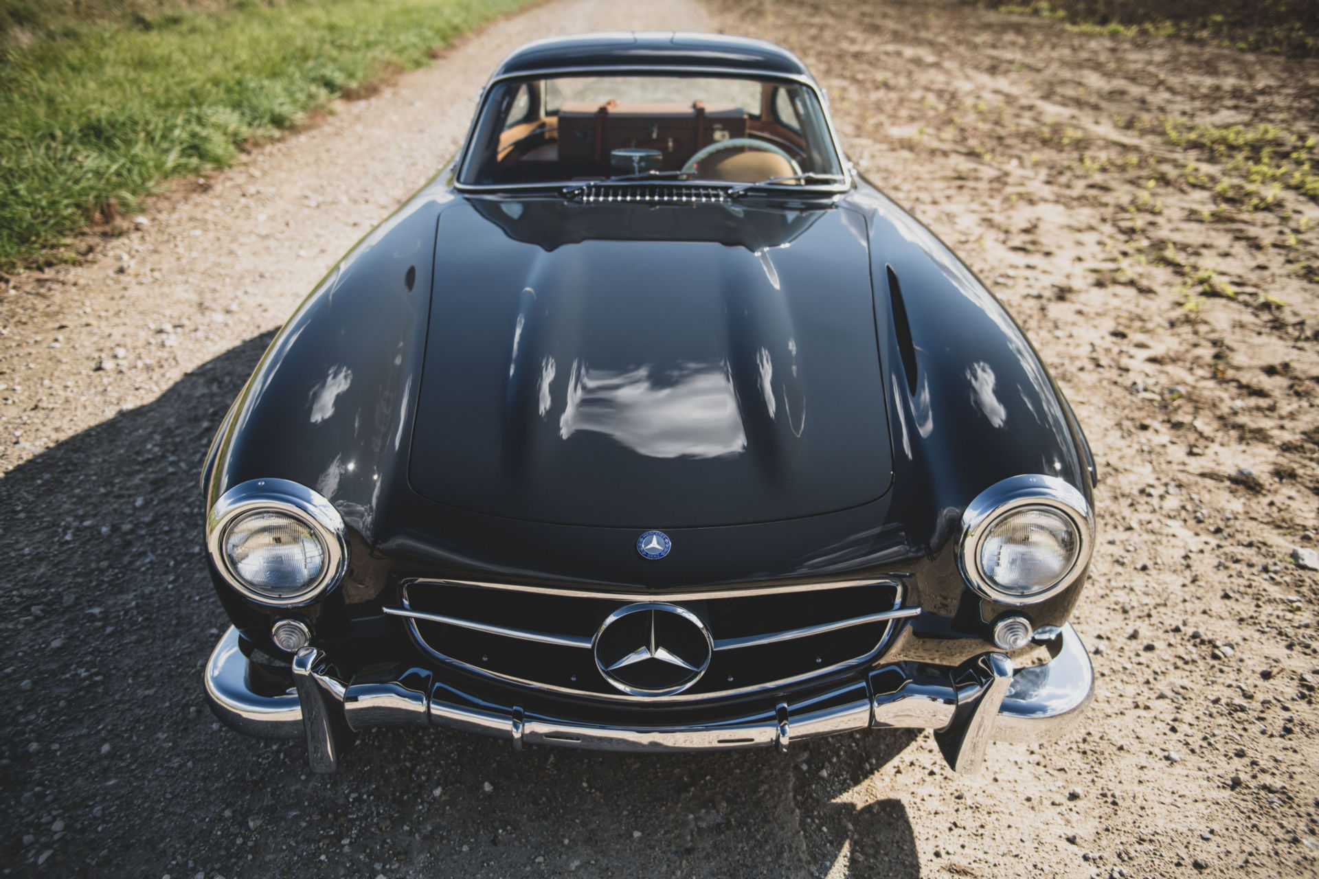 One Of Two 1955 Mercedes-Benz 300 SL Gullwings In “Dunkelgrau” Dark Grey Could Go For $1.65M