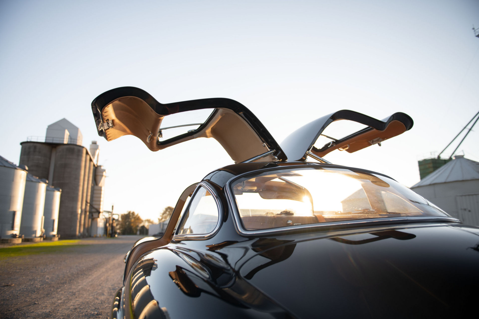 One Of Two 1955 Mercedes-Benz 300 SL Gullwings In “Dunkelgrau” Dark Grey Could Go For $1.65M