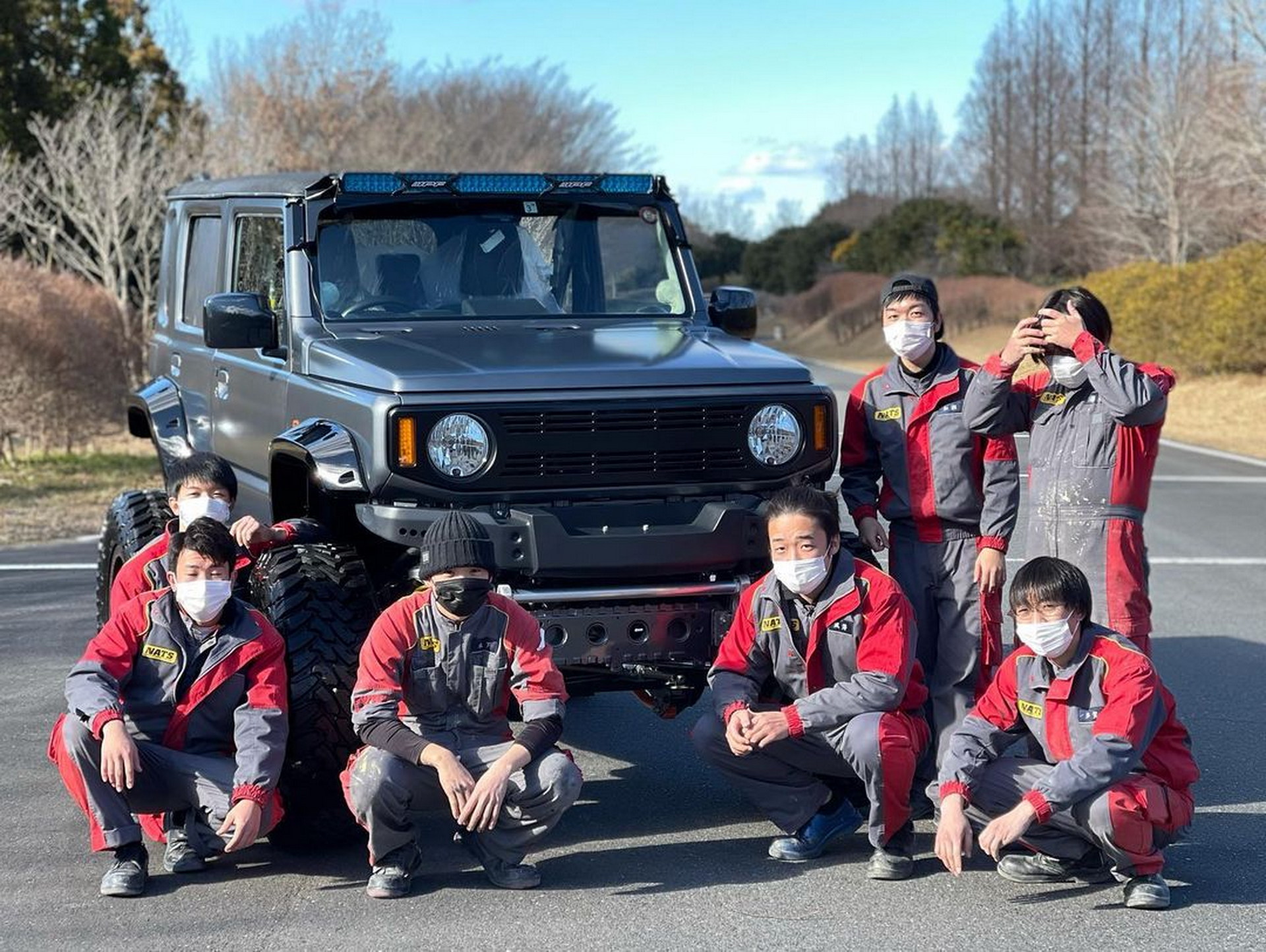 Japanese Students Built A Lifted Five-Door Suzuki Jimny Called “Mountain God”