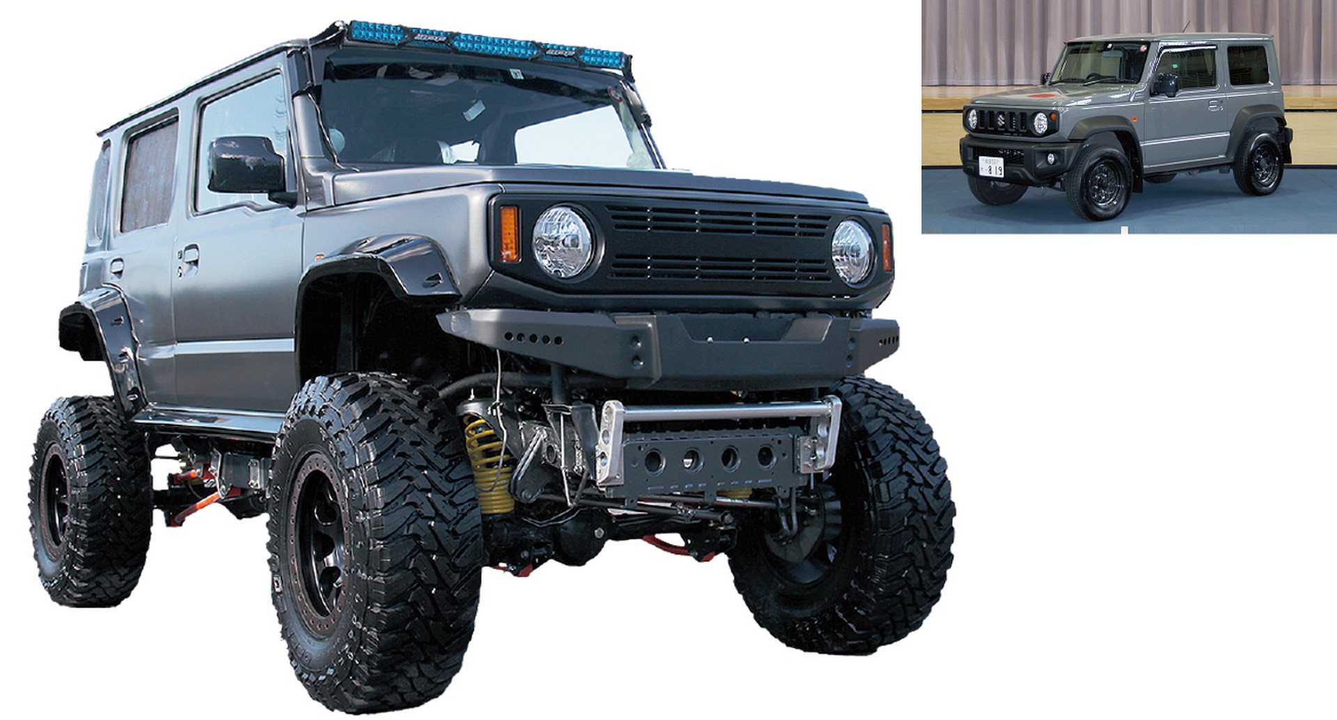 Japanese Students Built A Lifted Five-Door Suzuki Jimny Called “Mountain God”