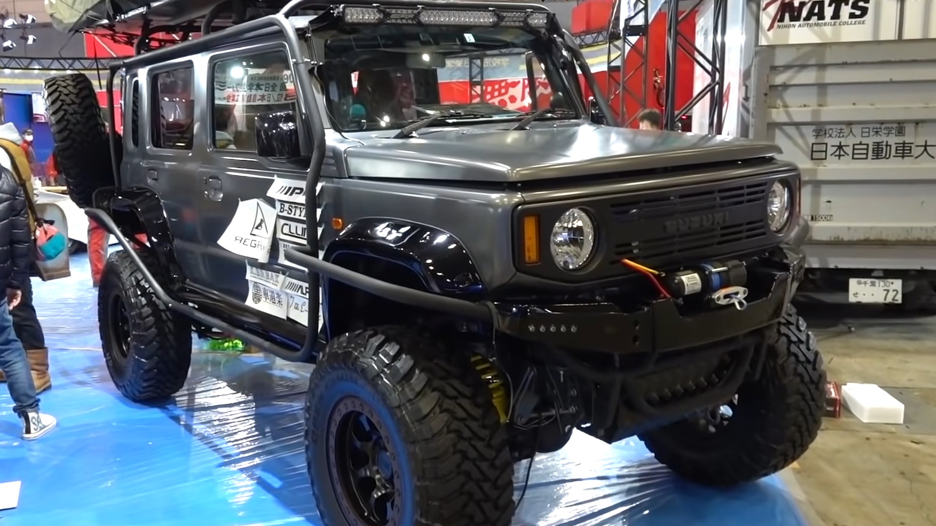 Japanese Students Built A Lifted Five-Door Suzuki Jimny Called “Mountain God”