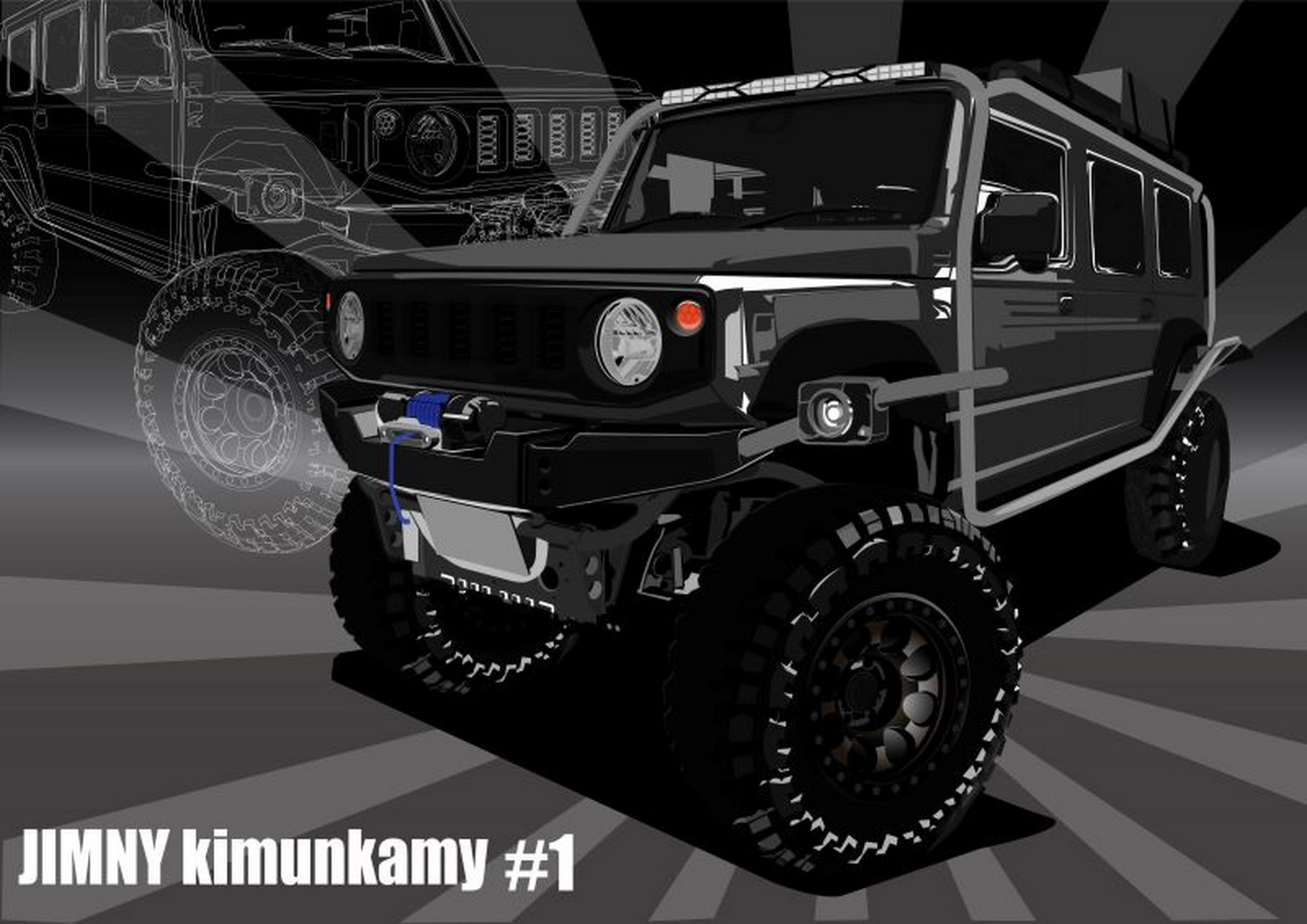Japanese Students Built A Lifted Five-Door Suzuki Jimny Called “Mountain God”