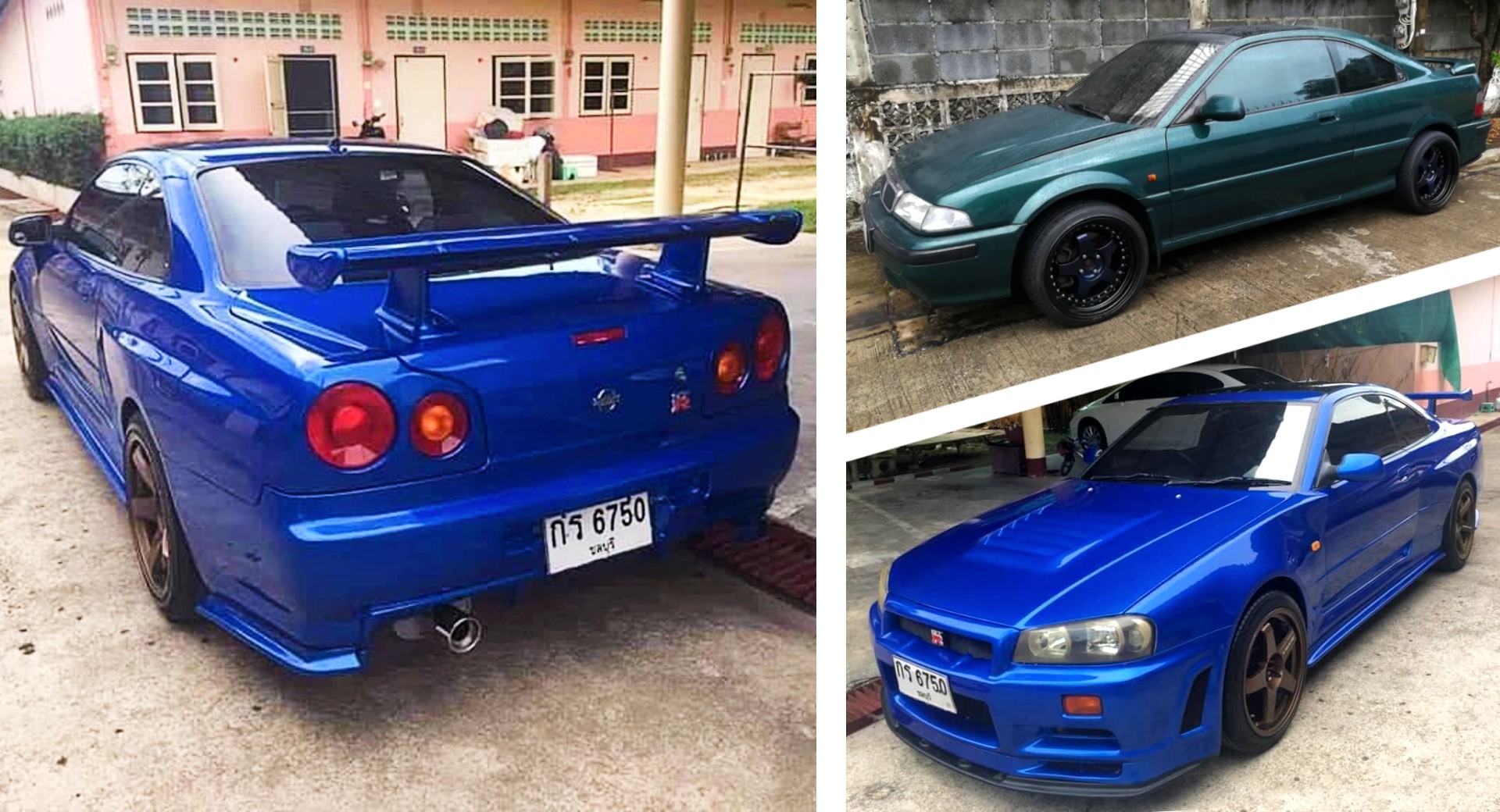 Here S Your 10k Nissan Gt R R34 Replica From Thailand Based On A Rover 0 Coupe Carscoops