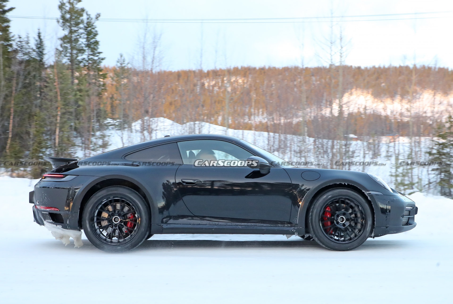 Porsche 911 Safari Strips Down In The Snow, Reveals Fixed Wing