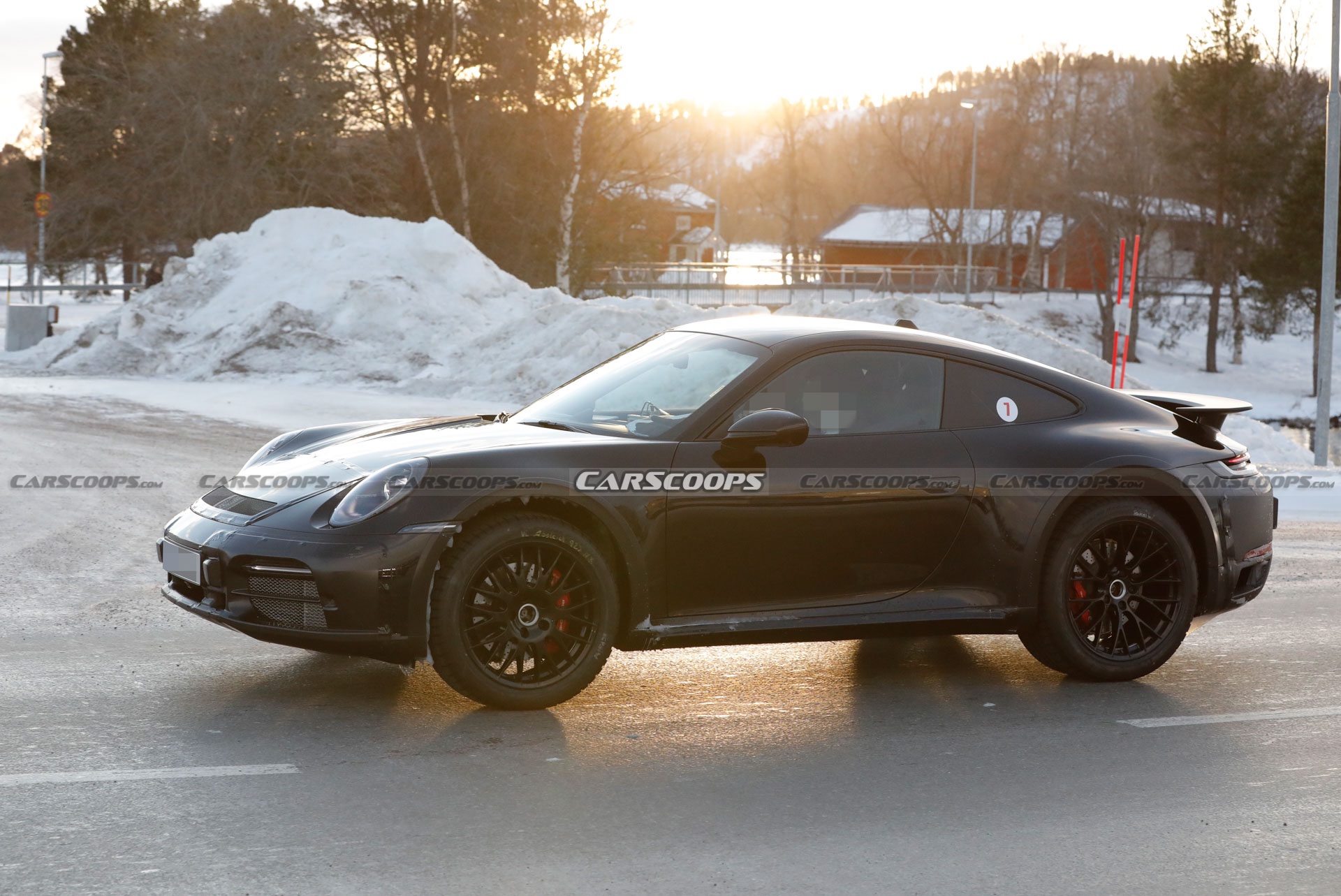 Porsche 911 Safari Strips Down In The Snow, Reveals Fixed Wing
